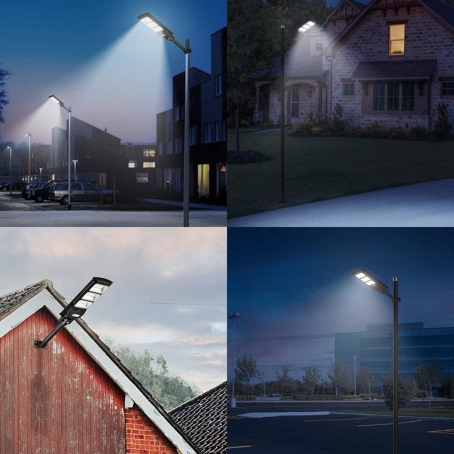 Mounting Brackets Extension Arm for Solar Street Light, Light Fixture Bracket Pole for Wall, Fence, Tree, Yard, Barn