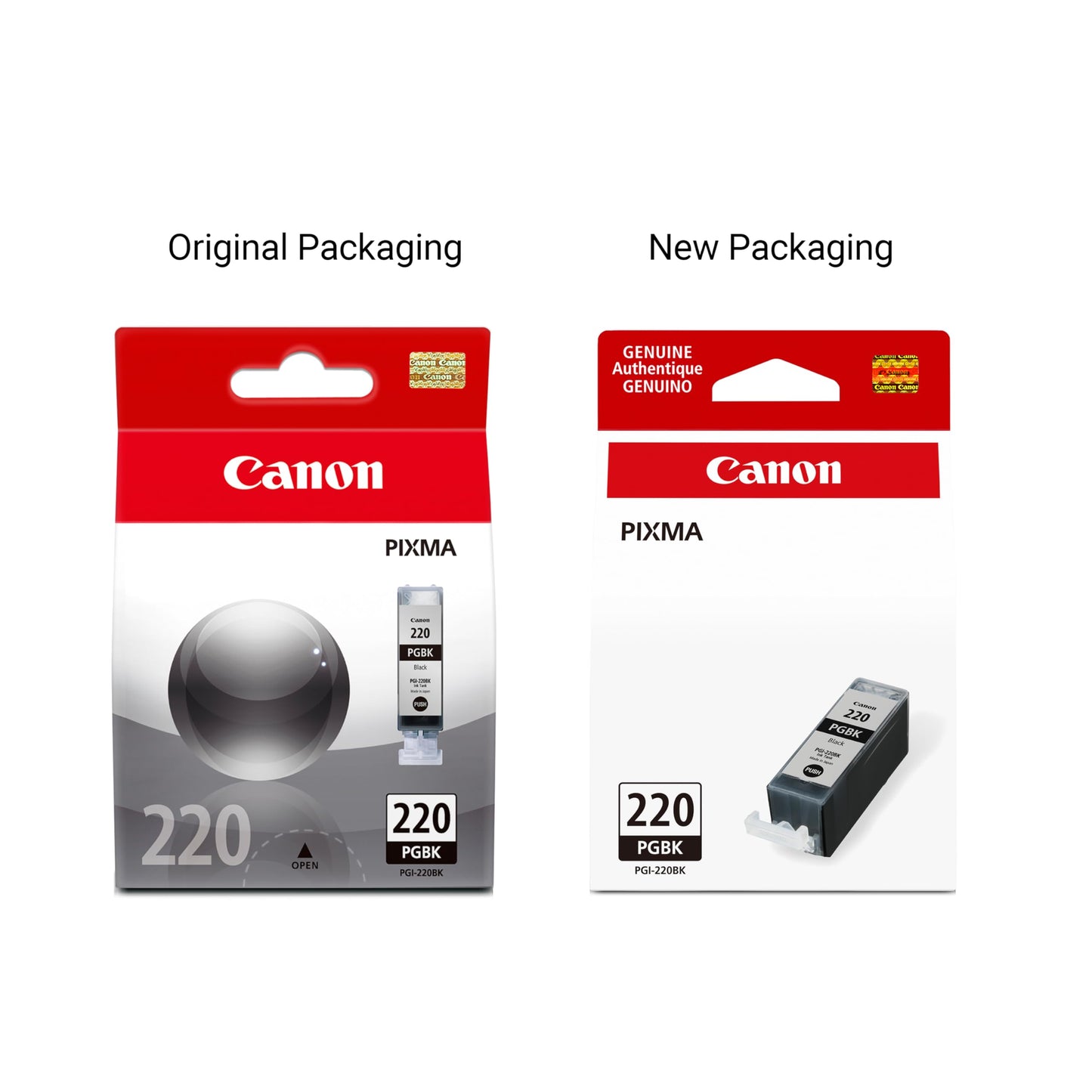 Canon PGI-220 Genuine Black Ink Tank, Compatible with MP980, MP560, MP620, MP640, MP990, MX860, MX870, iP4600, iP3600, and iP4700 Printers