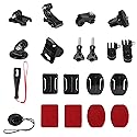 Universal Action Camera Accessory Kit for GoPro Hero 13 12 11 10 9 8 7 6 5 Go pro Max Insta360 X5/X4/X3 DJI OSMO Action 3 4 5 Pro AKASO APEMAN Sports