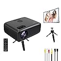 Supersonic SC-282P KIT Full HD 1080P LED PROJECTOR with Bluetooth 150" Display, 3×HDMI, USB/SD, Keystone, Built-In Speaker, Includes 100" Screen