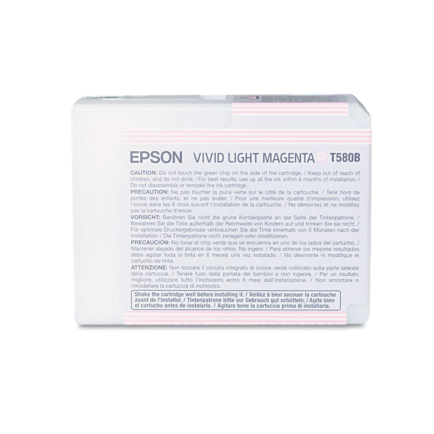 Epson T580B00 UltraChrome K3 Vivid Light Magenta Ink Cartridge 80ml (T580B00) Ink