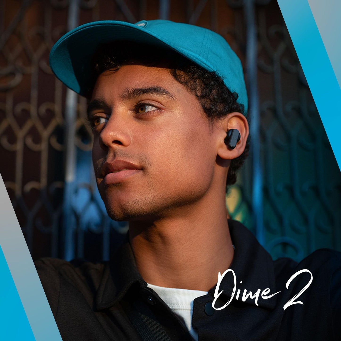 Skullcandy Dime 2 Wireless In-Ear Bluetooth Earbuds - Light Grey/Blue