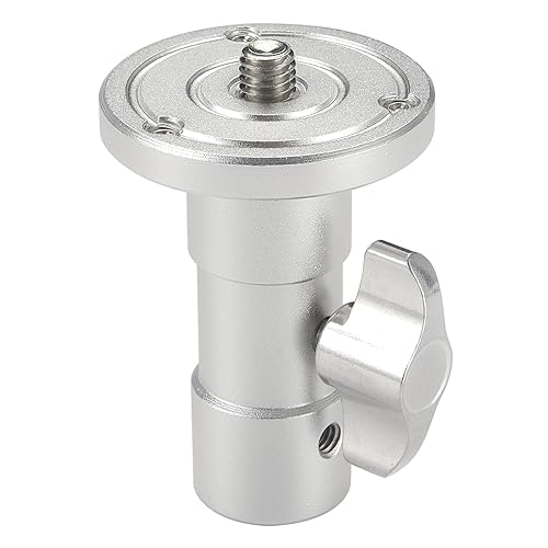 PHOCUS Baby Ball Head Adapter (5/8" Stud to 3/8" Thread), C Stand Camera Mount Adapter for Tripod Head on Photography Light Stand with Baby Pin or