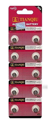 Tianqiu 10PCS Ag4 Lr626 377 Sr626Sw Alkaline Battery