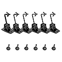 VideoSecu 6 Packs Satellite Surround Sound Wall Ceiling Speaker Mount Home Theater Brackets WN4