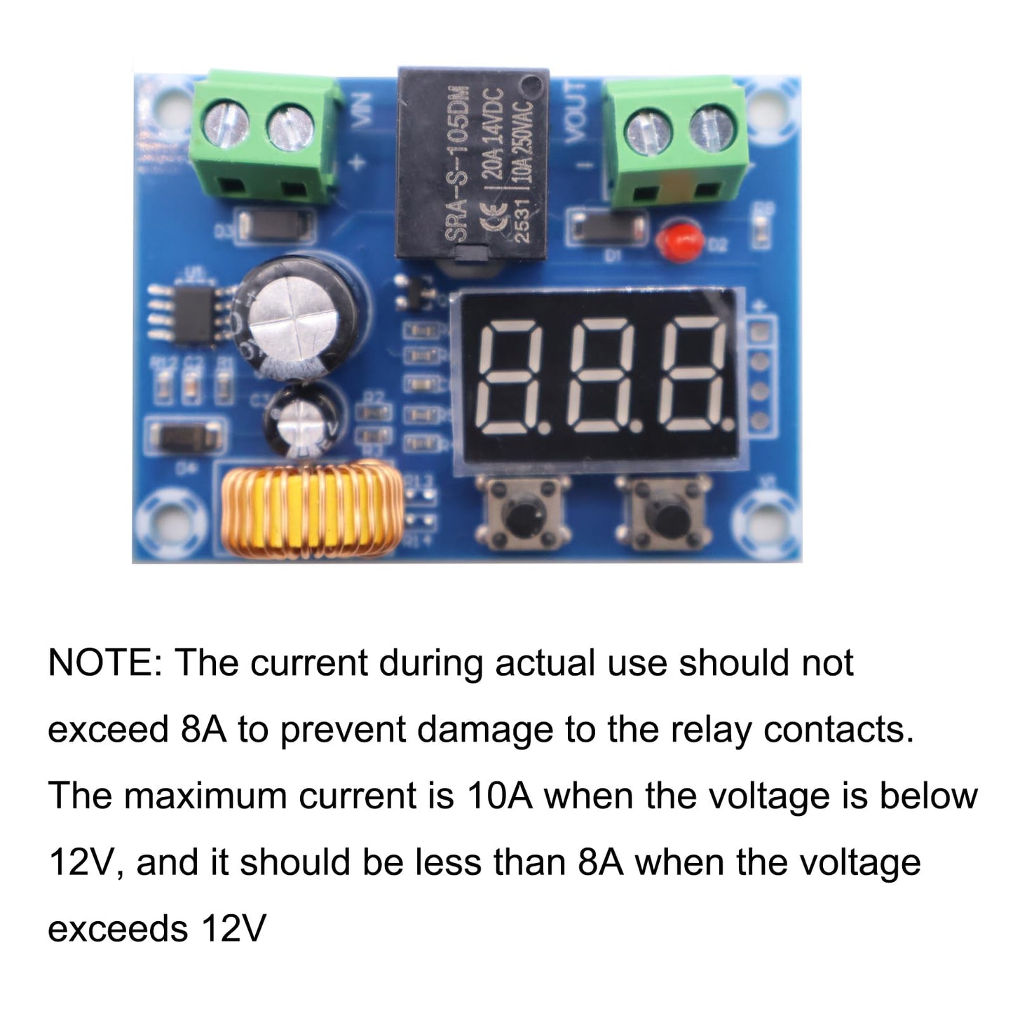 2Pcs 12V-36V DC Voltage Protection Charger Module Disconnect Switch Cut Off OverDischarge Battery Protection Precise Undervoltage Board for Solar…