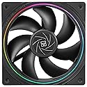 Thermalright TL-S12 CPU Fan Case Cooler PWM Fan, fine Aperture Light Effect,4pin PWM Connector Computer Fan with ARGB Aperture, 1500RPM Speed PC