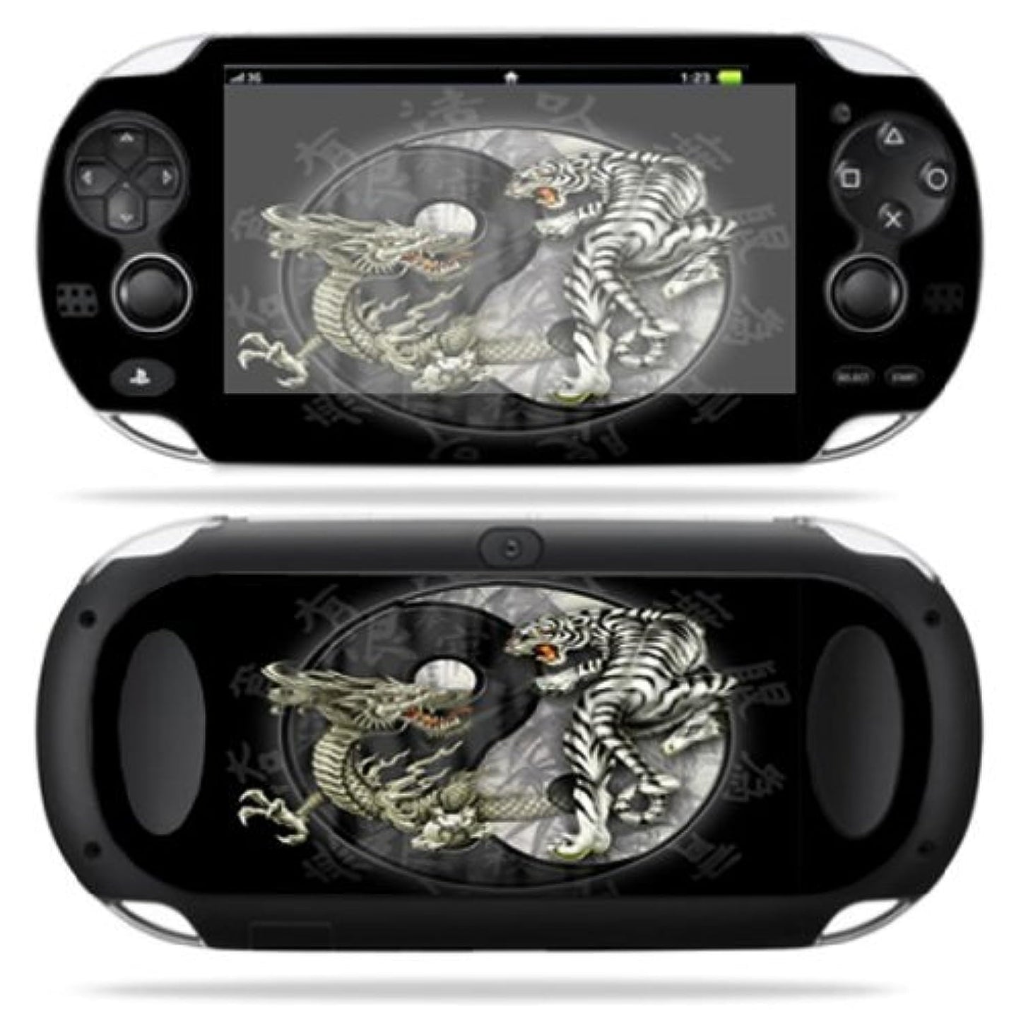 MightySkins Skin Compatible with PS Vita PSVITA Playstation Vita Portable wrap Sticker Skins Yin and Yang