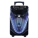 Naxa Electronics NDS-1233 12-Inch Bluetooth Portable Party System with Disco Light