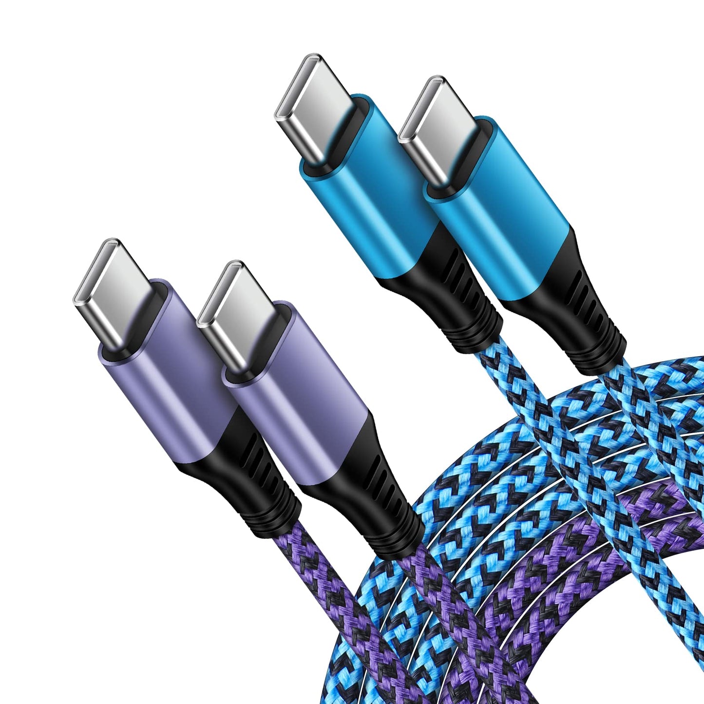 Samsung A16 5G Charger Cable 10FT, 2 Pack Extra Long USB C to USB C Power Cord Fast Charging Car Android Phone Wire for Samsung Galaxy A17 A36 A56 A26