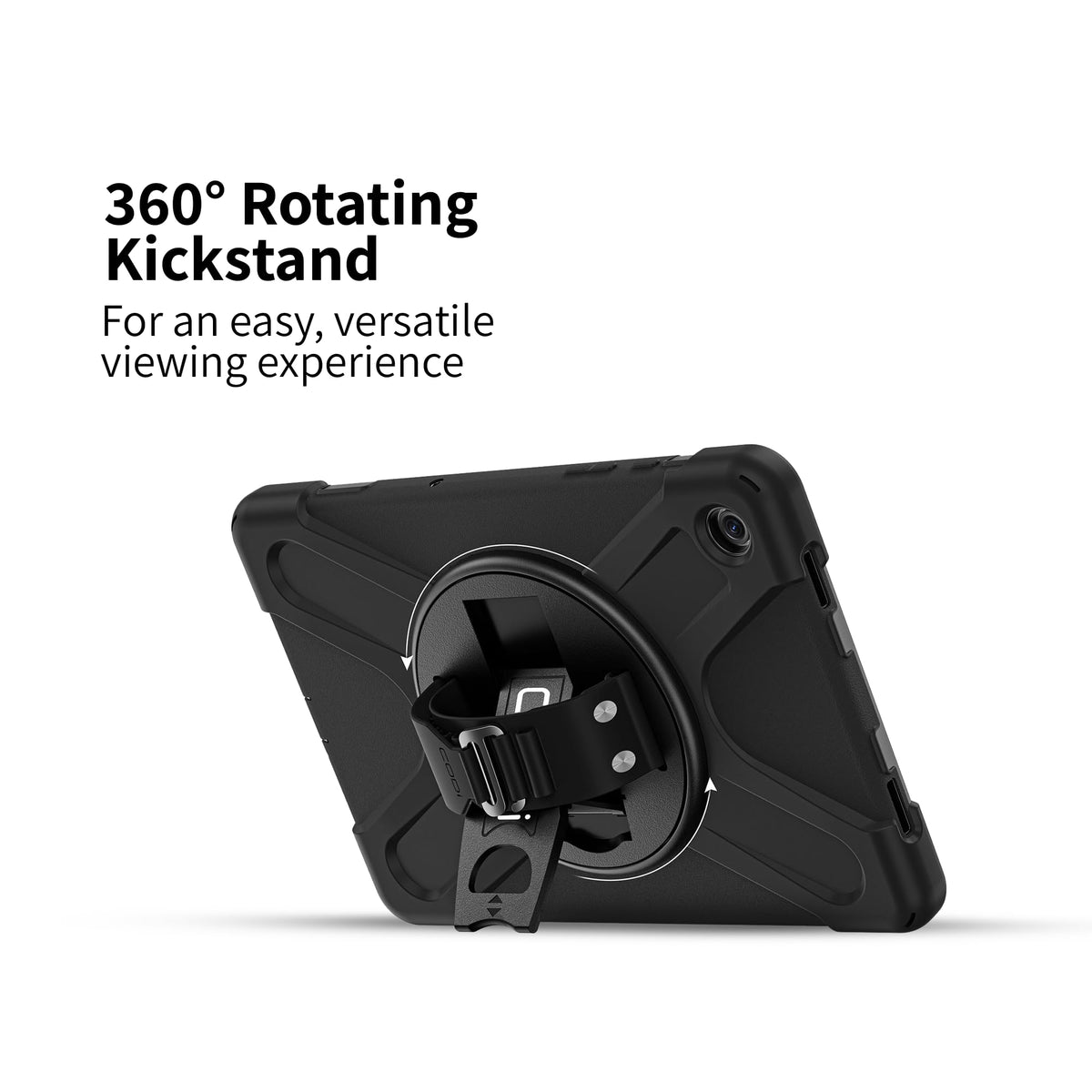 CODi Rugged Case for Samsung Galaxy Tab A9+ (10.9") Heavy Duty 3-in-1 Protective Tablet Case with 360° Shockproof Protection, Rotating Kickstand, Hand