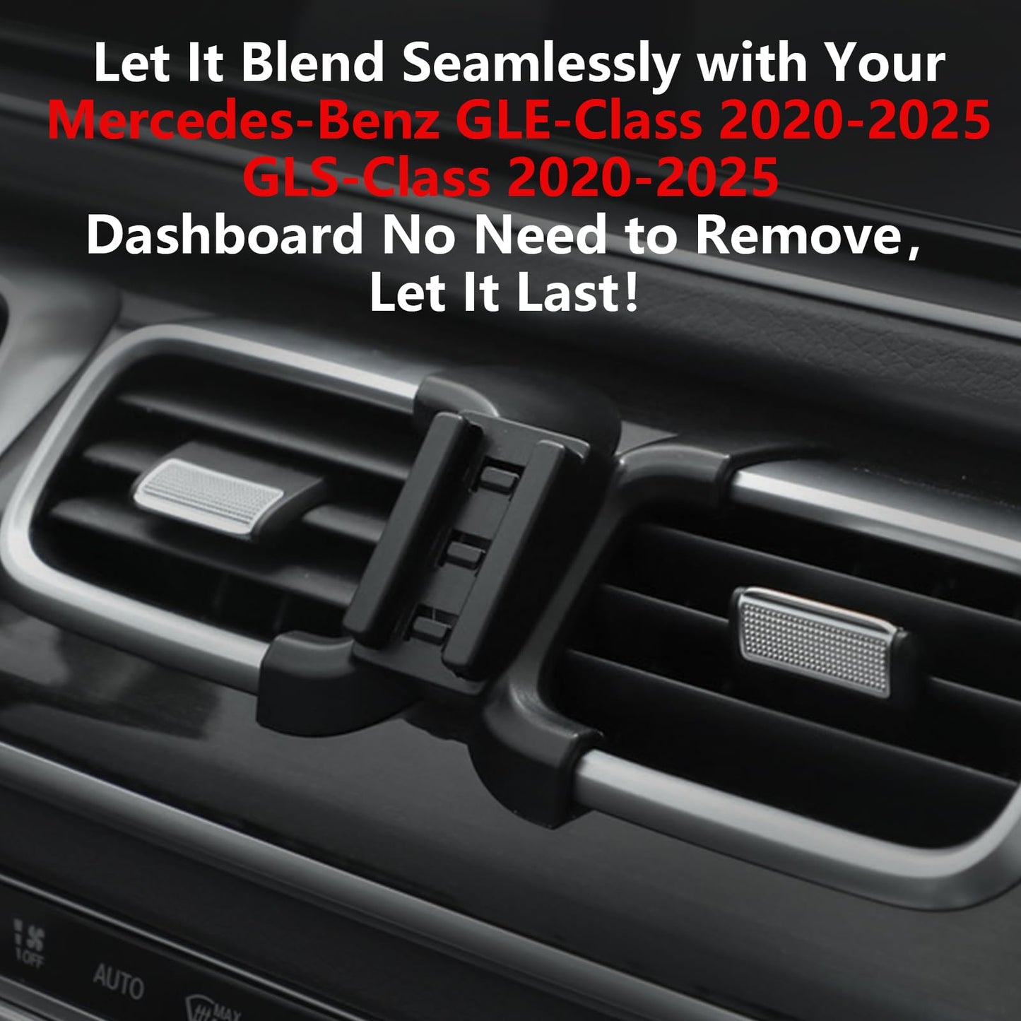 CLEC for Mercedes-Benz GLE-Class 2020-2026 GLS-Class 2020-2026 Magnetic Wireless Charger Car Phone Holder Mount for Mercedes-Benz Car Phone Holder 15W
