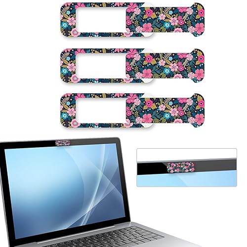 Webcam Cover, 3 Pieces, Laptop Camera Cover, Privacy Shielding Capacity is Twice as Big as The Traditional, Suitable for Computer Mobile Phones