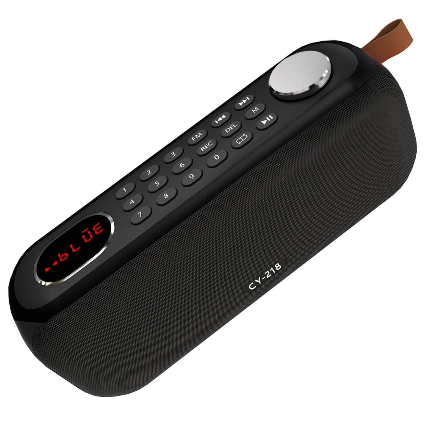 Portable Bluetooth Speaker FM Radio Digital, Support USB/SD Card MP3 Music Player/AUX/REC, Build-in 3000mAh Rechargeable Battery, 10W Powerful Speaker