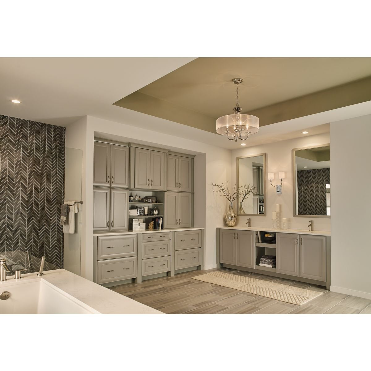 Progress Lighting Bonita Collection Brushed Nickel Two-Light Wall Sconce