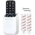 TotalMount Hole-Free Remote Holder - Eliminates Need to Drill Holes in Your Wall (White Remote Control Holder, Quantity 1)