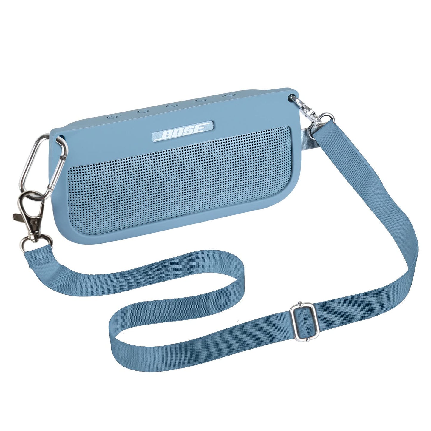 khanka Silicone Case Replacement for Bose SoundLink Flex Bluetooth Portable Speaker (Blue)