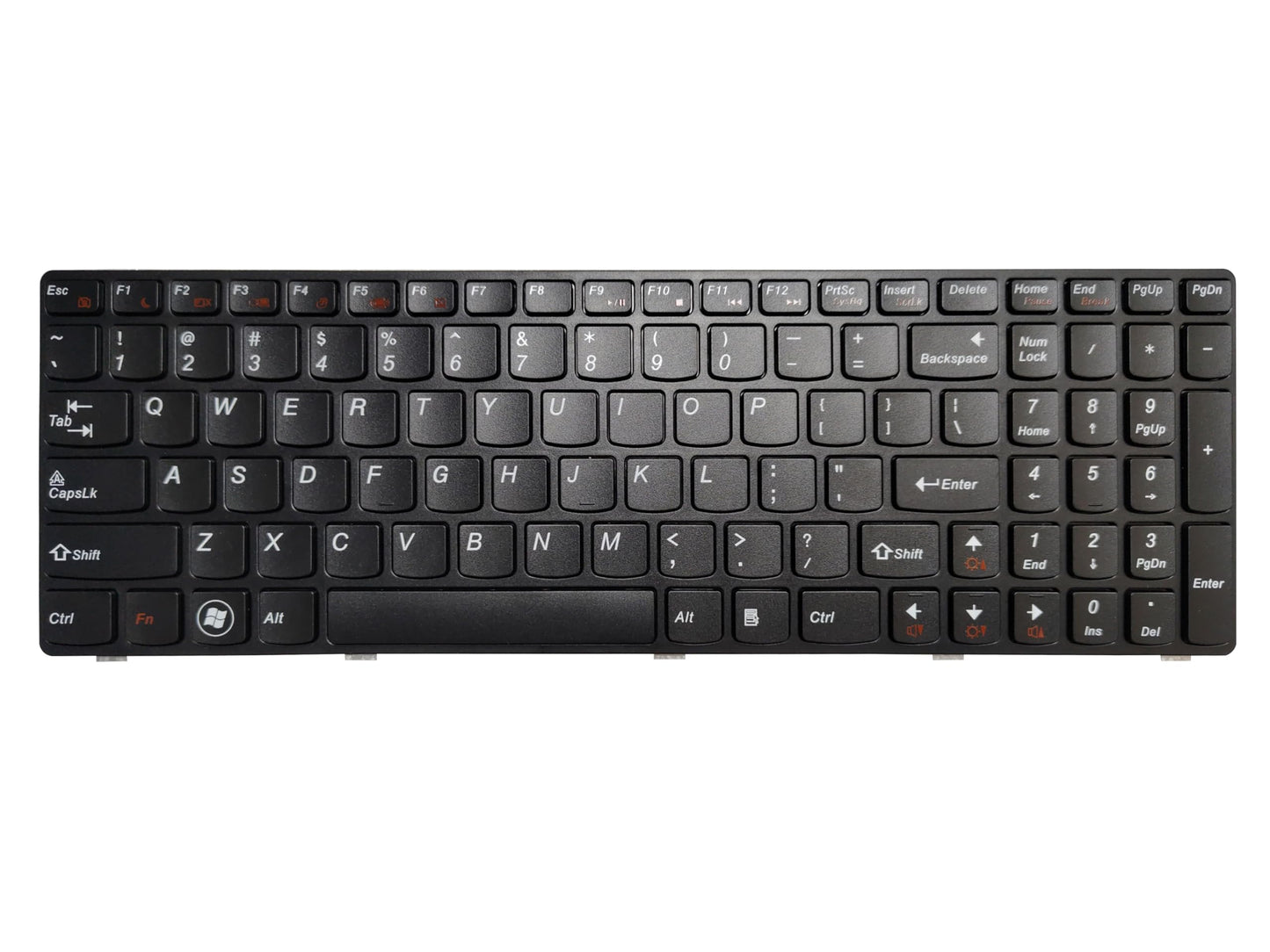 Laptop Replacement Keyboard Fit Lenovo IdeaPad B570 B570A B570E B575 B580 B590 B590A Z570 Z575 V570A V570G V570 V570C V575 V580 US Layout