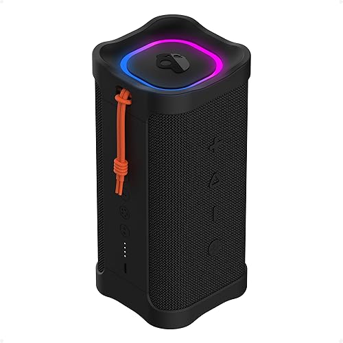 Lifeworks Skullcandy Terrain XL 2 Wireless Bluetooth Speaker, IPX7 Water Resistant, 18H Battery, Multi-Link, LED Light Show, Lightweight & Portable