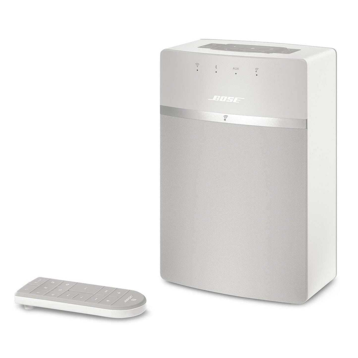 Bose SoundTouch 10 Wireless Speaker, Compatible with Alexa, White (Renewed)