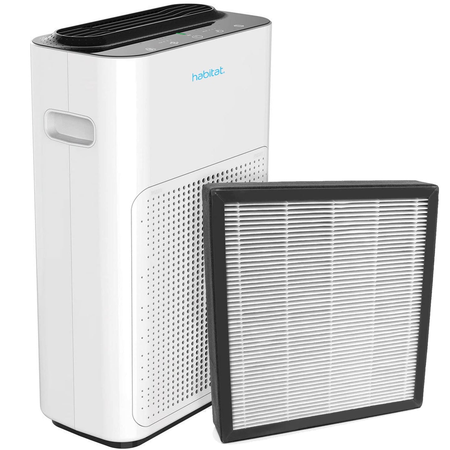 Habitat 280a(e) Air Purifier Replacement Filter, HEPA 13, Activated Carbon, PET, Silver Ion (Pack of 1)