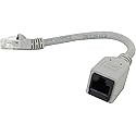 Nippon Labs AD-X6-X02-MF Cat 6 Crossover M/F 8P/8C 7.5-Inch Adaptor, Gray