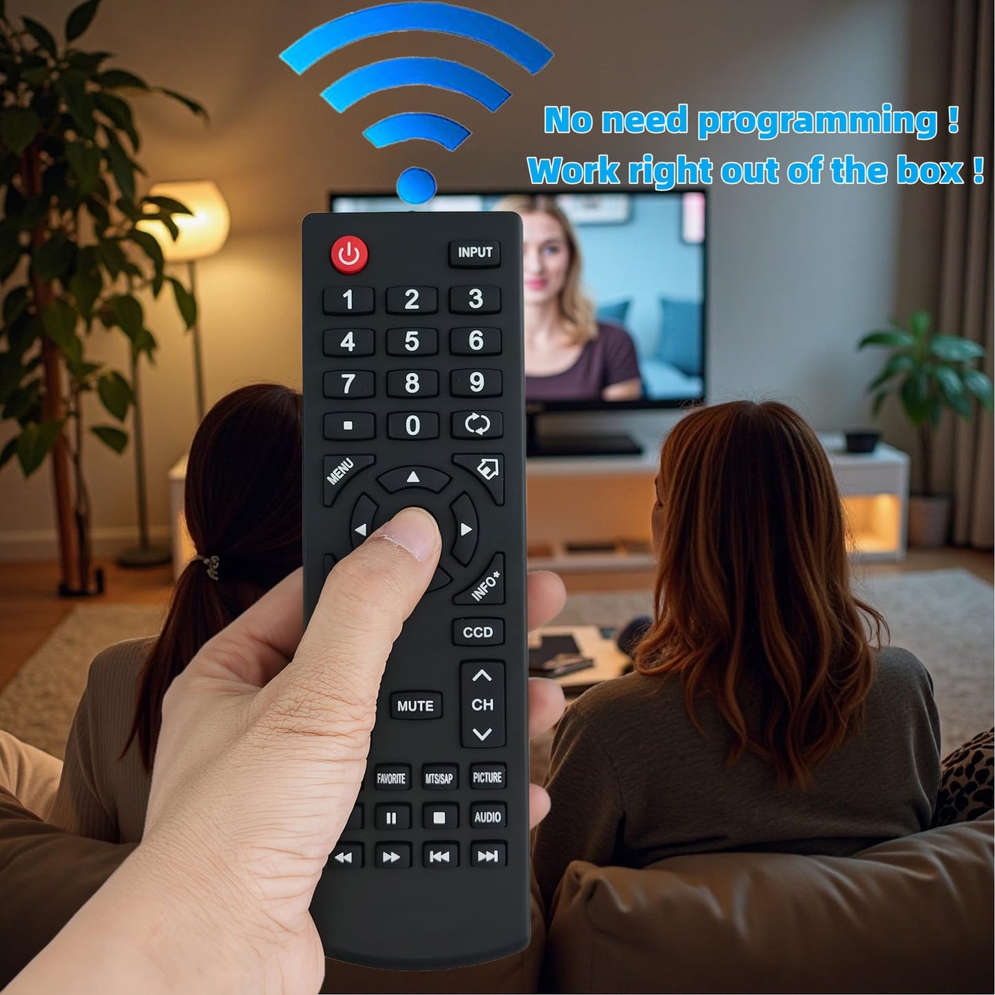 Replacement Remote Control for Insignia TV NS-L22X-10A NS-RC01G-09 NS-32D312NA15 NS-32D220NA16 NS-39D310NA15 NS-46E440NA14 NS-42E470A13