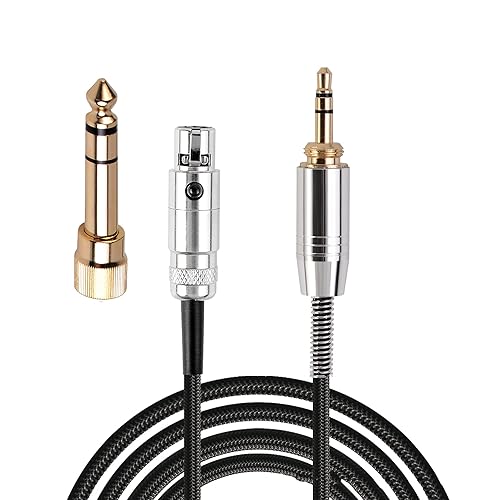 Replacement Headphone Audio Cable Compatible for K240, K240S, K240MK II Q701 K702 K141 K171 K181 K271s K271 MKII M220 Pioneer HDJ-2000 Headphones…