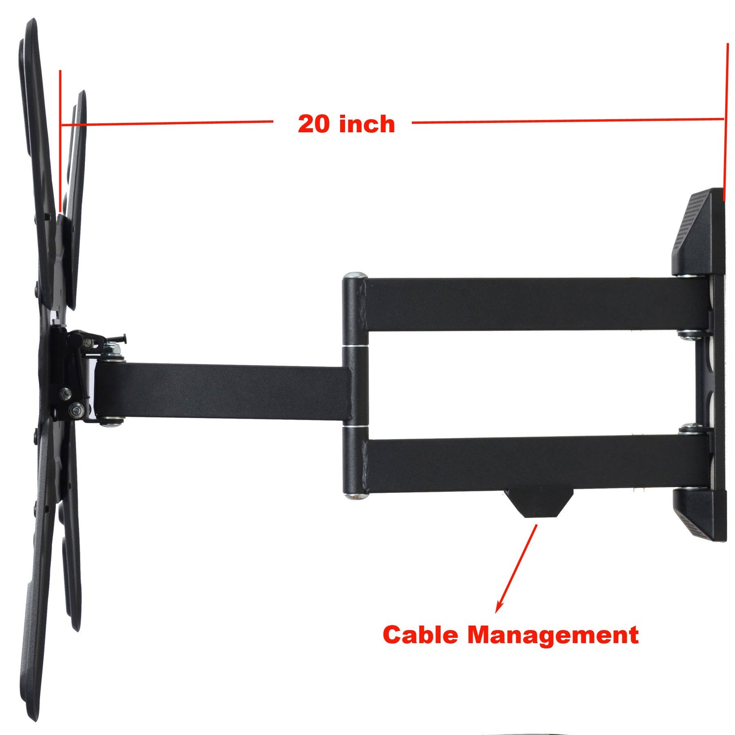 VideoSecu Full Motion Articulating Arm TV Wall Mount for Samsung UN50H6201AFXZA UN46H6201AFXZA UN55F8000BFXZA UN55H6350AFXZA UN50H6350AFXZA