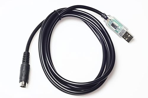 Wirenest FTDI USB CT-62 Programming Cable for Yaesu FT-100 / FT-817 / FT-818 / FT-857 / FT-897 - USB to 8-Pin Mini-DIN
