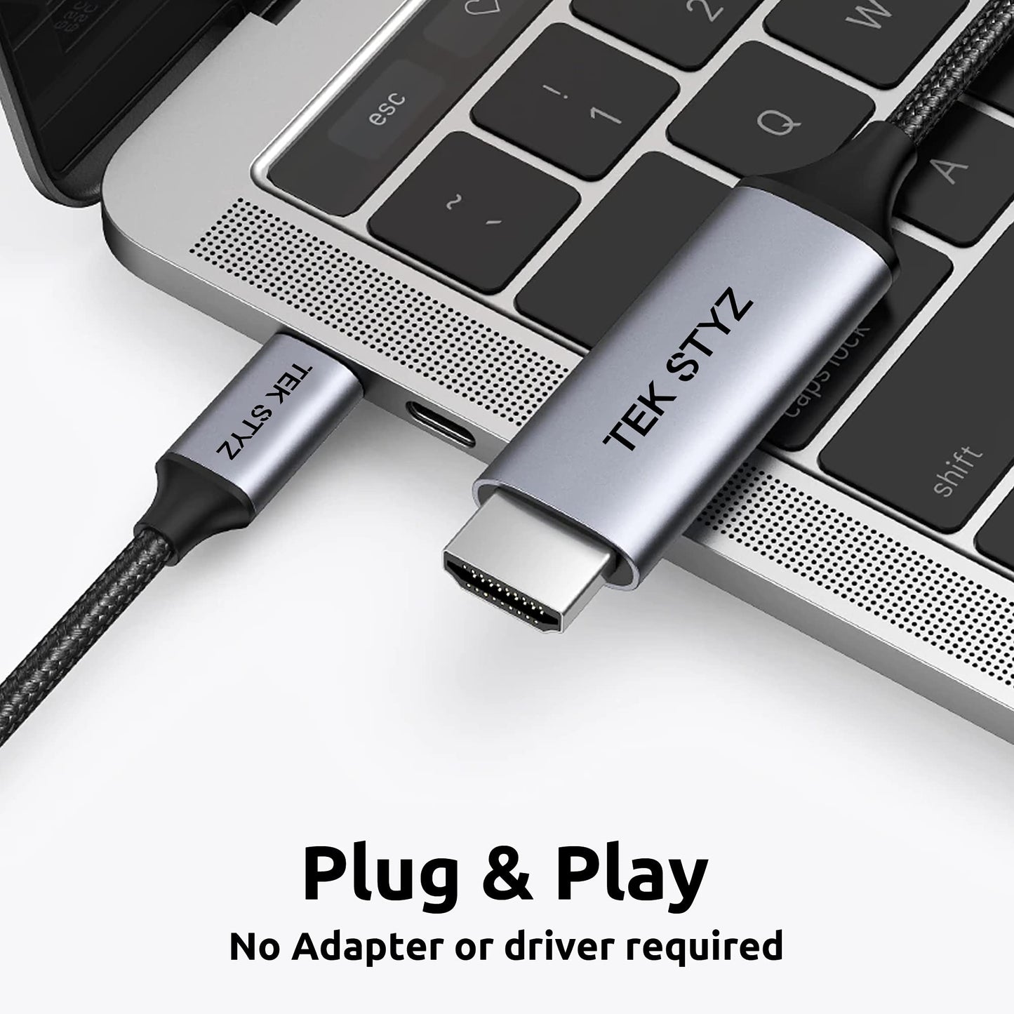 HDMI USB Type-C 8k/4k Cable Kit Compatible with Samsung SM-G988UZAAXAA Supports Thunderbolt 3/4 a 60Hz Full Digital HDMI 2.1 USB Type-C, Stable Driver