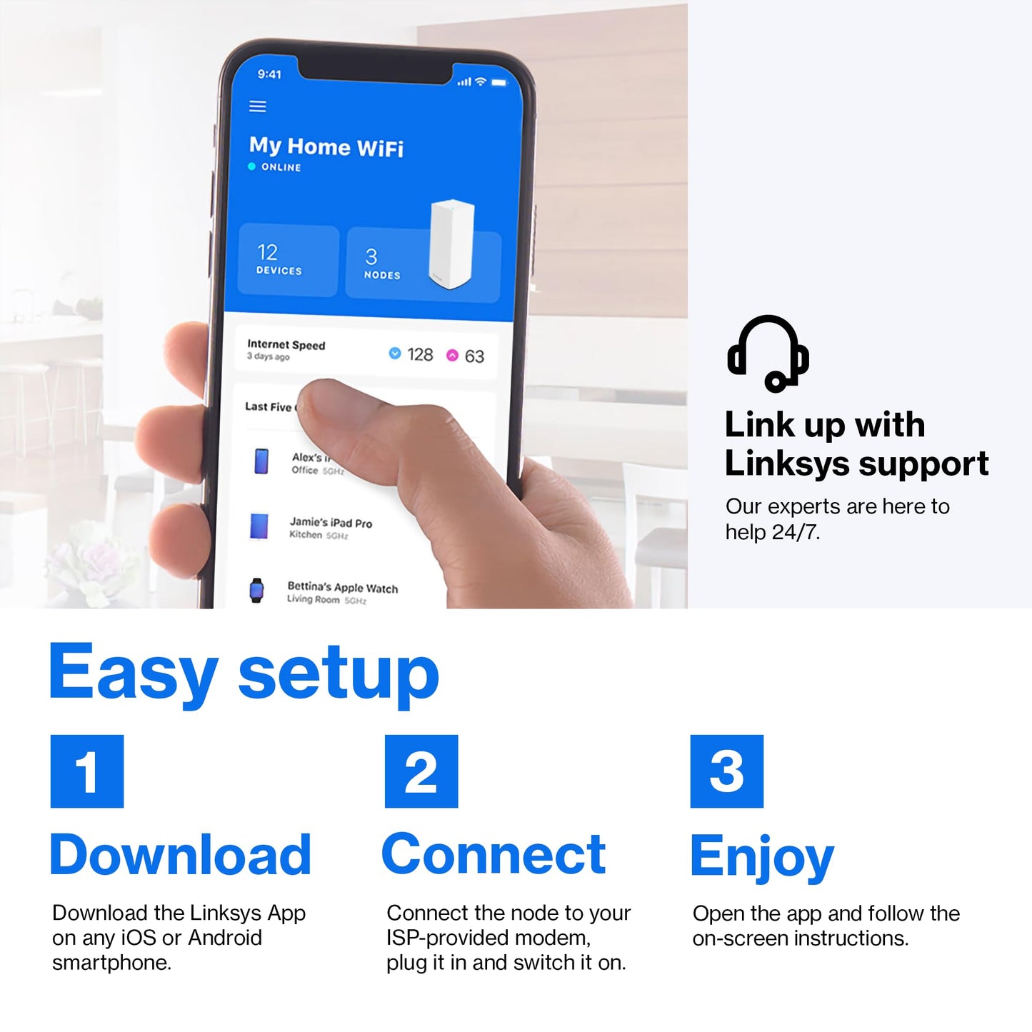 Linksys Mesh WiFi 6 Velop T