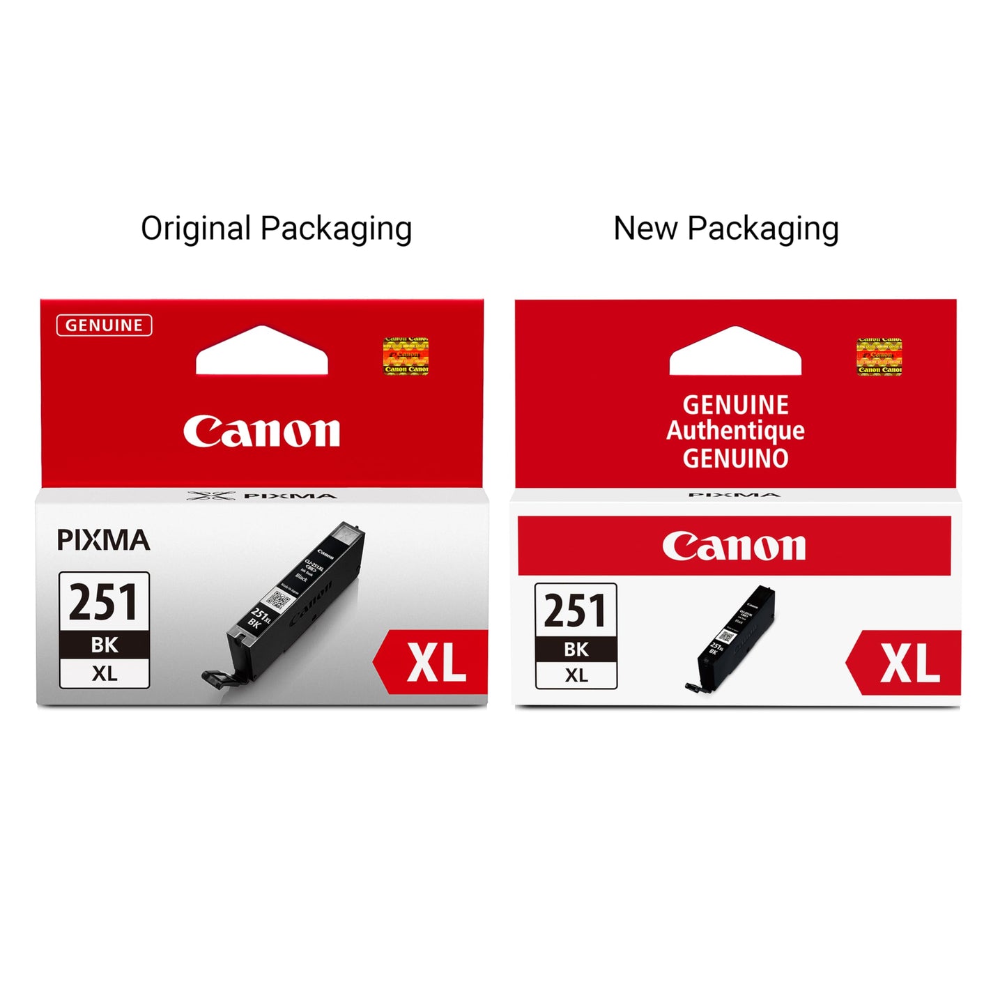 Canon CLI-251XL Genuine Black Ink Tank, Compatible with MG6320, IP7220 & MG5420, MX922, MG5520, MG6420, MG7120, iX6820, iP8720, MG7520, MG6620,