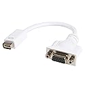 StarTech.com Mini DVI to VGA Video Cable Adapter for Macbooks and iMacs - Video Adapter - mini-DVI (M) to HD-15 (VGA) (F) - 7.9 in - White - MDVIVGAMF
