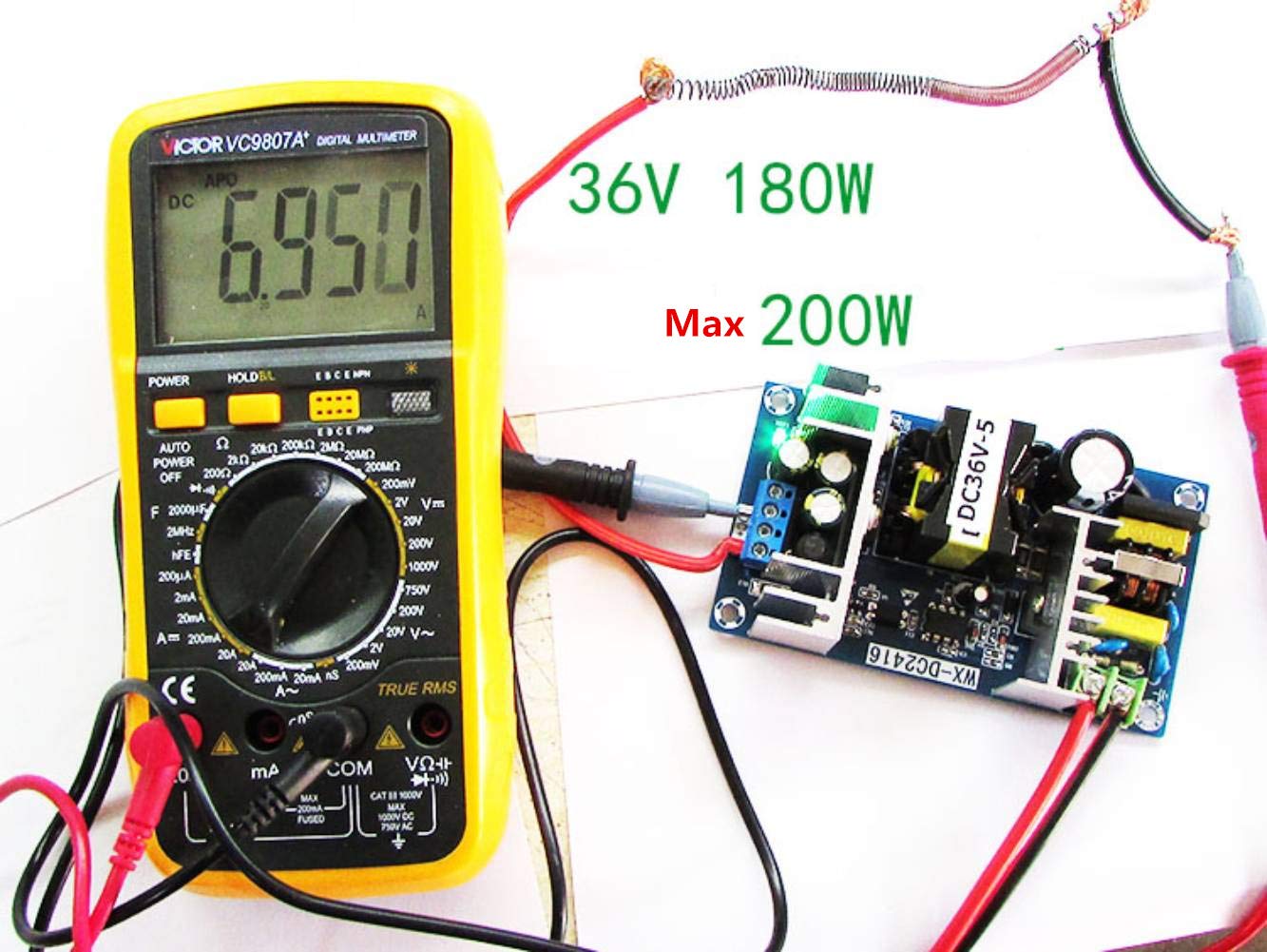 Dasiter AC-DC Buck Converter AC 100-240V to DC 36V 5A AC-DC Step-Down Converter Module 180W Isolation Switching Power Supply Module SMPS Converter…