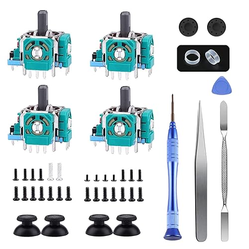 Joysticks Replacement for P5 Controller, AOLION 3D Joystick Module Parts Compatible with P5 51 PCS Controller parts 4 Joystick, Thumbstick, 10