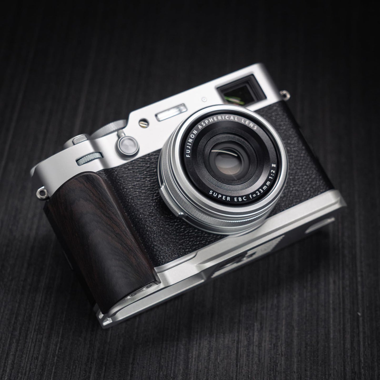 Iborrys L-Shaped Camera Handle ?Compatible with FUJIFILM X100VI Camera ?Precious Vintage Solid Wood Camera Grip | Handcrafted by Experienced Artisans