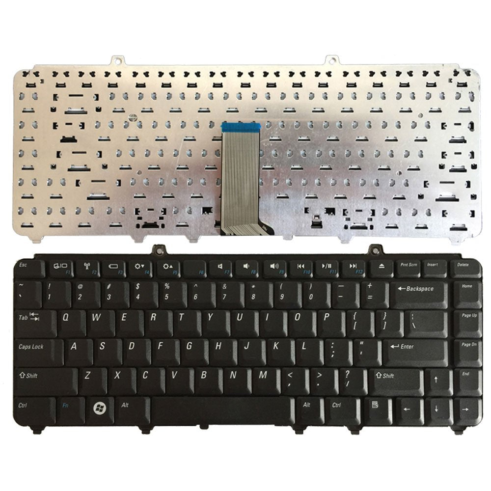 Laptop Replacement Keyboard Fit Dell Inspiron 1400 1520 1521 1525 1526 1540 1545 1420 1500 XPS M1330 M1530 NK750 PP29L M1550 US Layout (Black)