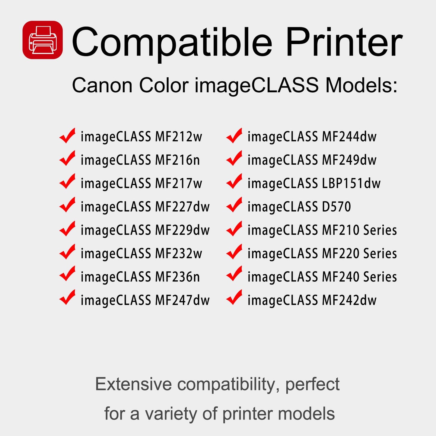 1 Pack 137 9435B001 Black Toner Cartridge: Compatible CRG 137 9435B001 Replacement for Canon imageCLASS MF212w MF216n MF229dw MF232w MF236n MF247dw