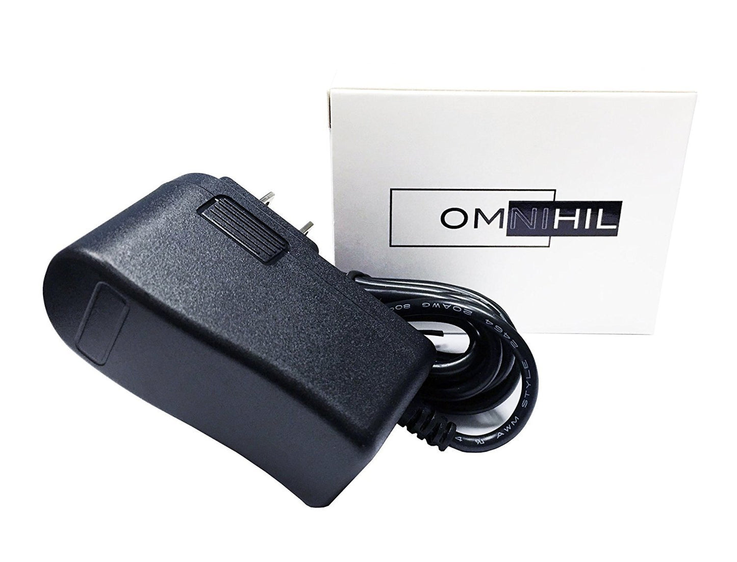 Omnihil 8 Feet AC /DC Power Adapter Compatible with RCA DHT235C 3.5 LED Digital TV (Model # 32301E-00124AA)