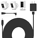 Power Adapter for Spotlight Cam Plus/Pro (Battery) and Spotlight Cam (Battery), with 25Ft/7.5m Weatherproof Outdoor Cable to Continuously Charge Your