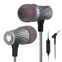 MINDBEAST Wired Earbuds with Microphone Super Bass Sound, Noise Isolation, Lightweight Cable Headphones for Running, Office, Travel, Gaming, Durable