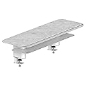 Branch Monitor Stand - Elegant, Durable Powder-Coated Steel Stand with Soft Felt Liner - Small Monitor Riser Second Tier Storage - Installs with a