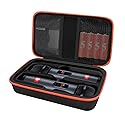 JOSMAX Wireless Microphone Case Compatible with JBL Wireless Two Microphone System, Portable Handheld Dual Mic Travel Storage Bag for Singing or