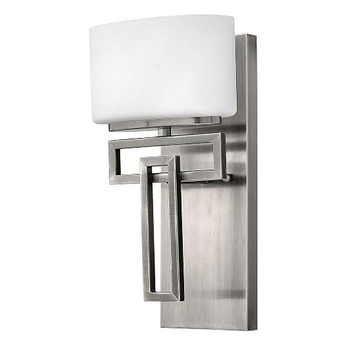 Hinkley Lanza Contemporary Modern One Light 60W G9 Bathroom Vanity Fixture, Antique Nickel