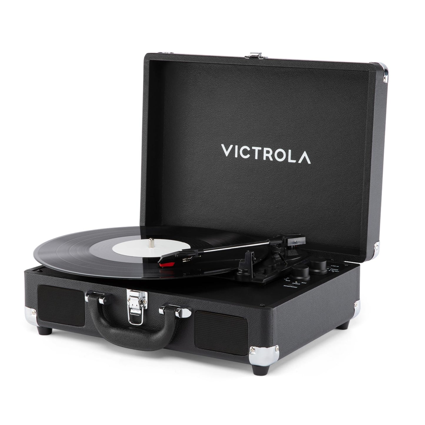 Victrola Journey II (2025 Model) - Bluetooth Suitcase Record Player - Built-in Stereo Speakers with Enhanced Bass, 3-Speed Turntable, Bluetooth Input