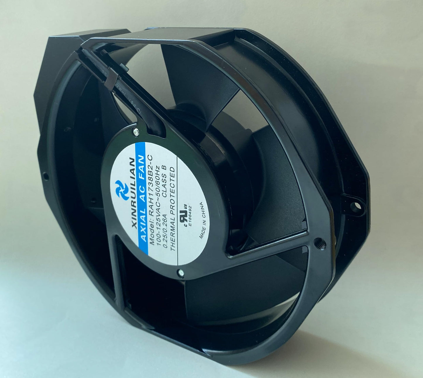 Javosaw RAH1738B2-C 17CM Cabinet Cooling Fan, 100-125VAC, 6.77 Inches, Compatible with Desktop & Graphic Cards