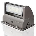 LED Wall Pack Light Outdoor 5400LM 40W, 5000K Daylight Security Light, Adjustable 0°-270°, IP65 Waterproof Outdoor Wall Lighting Fixture, Replaces