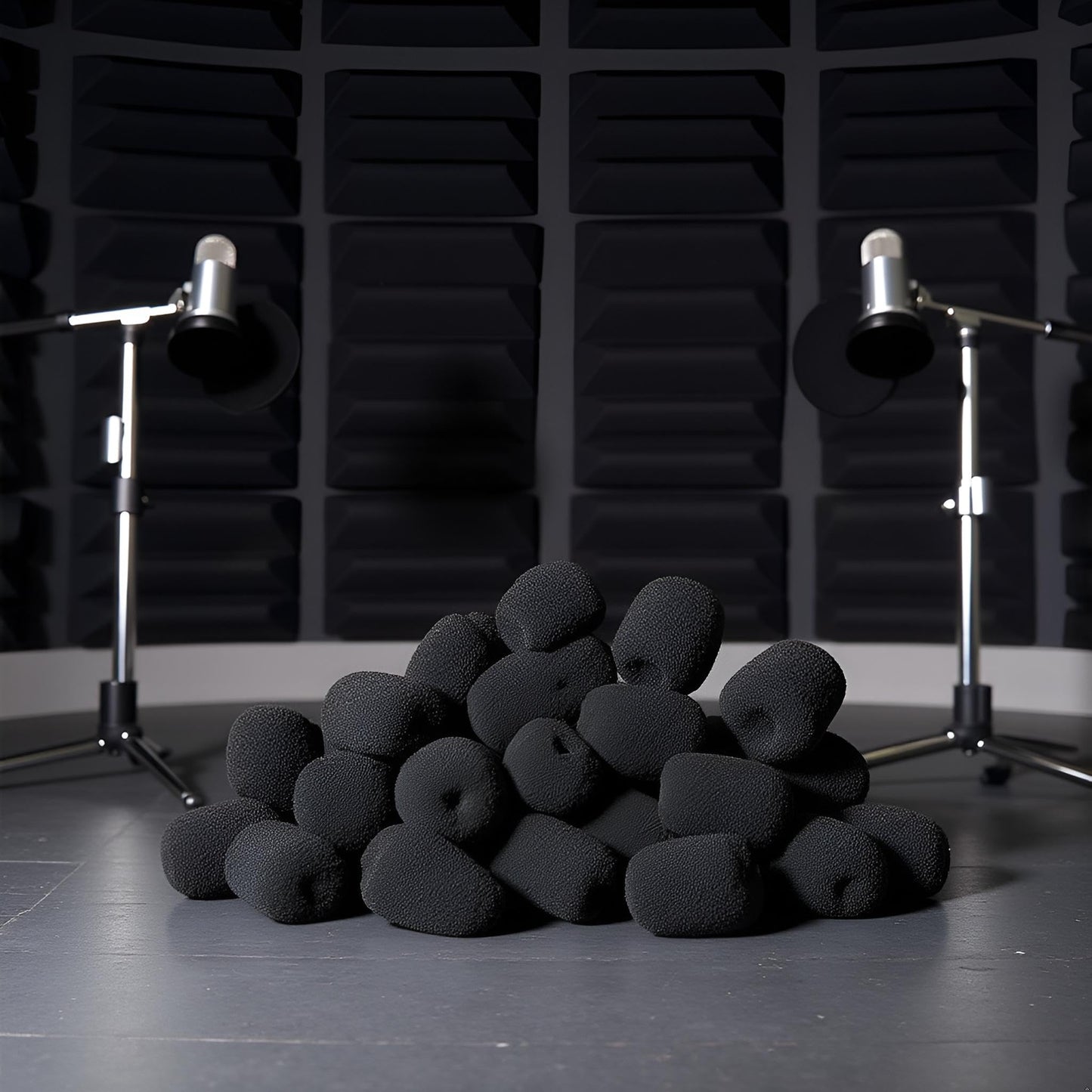 SquarezhenBo 10Pcs Black Microphone Headset Grill Windscreen Sponge Foam Mic Cover Price Black Wholesale Microphone Windscreens Microphones and