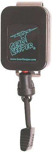 Gear Keeper Police Microphone Keeper - Lapel Mic Retractor With Heavy Duty Epaulet Clip - Law Enforcement Gear For First Responders, Firefighters &